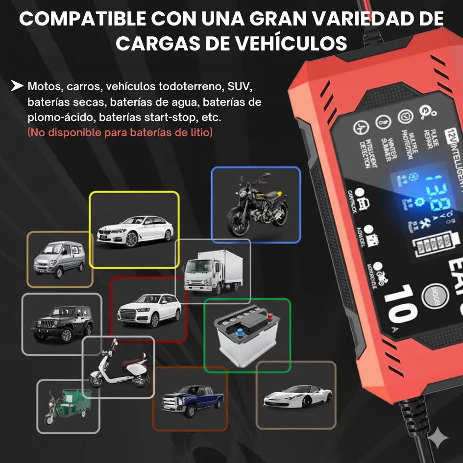 *PowerShield 12V/6A* - Super Iniciador para baterías